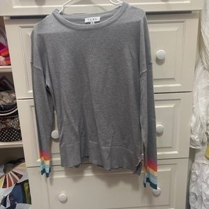 THML Rainbow Sleeve Sweater